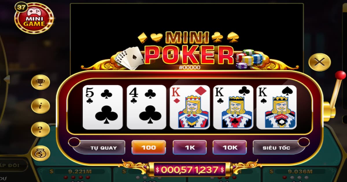 Phương pháp để chiến thắng Mini game Poker tại 789club